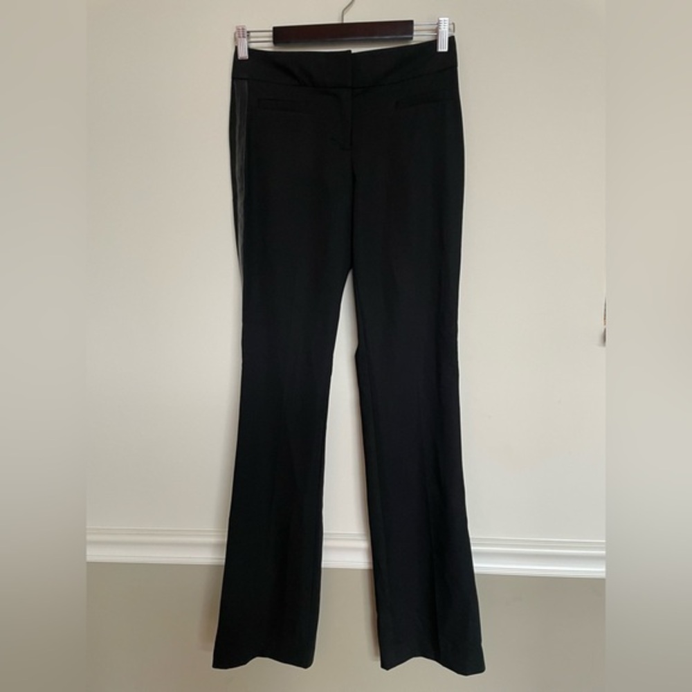 Cache Straight Leg Mid Rise Trousers